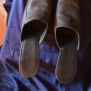 Bandalino 100% leather mule in very  good condition size 8.5